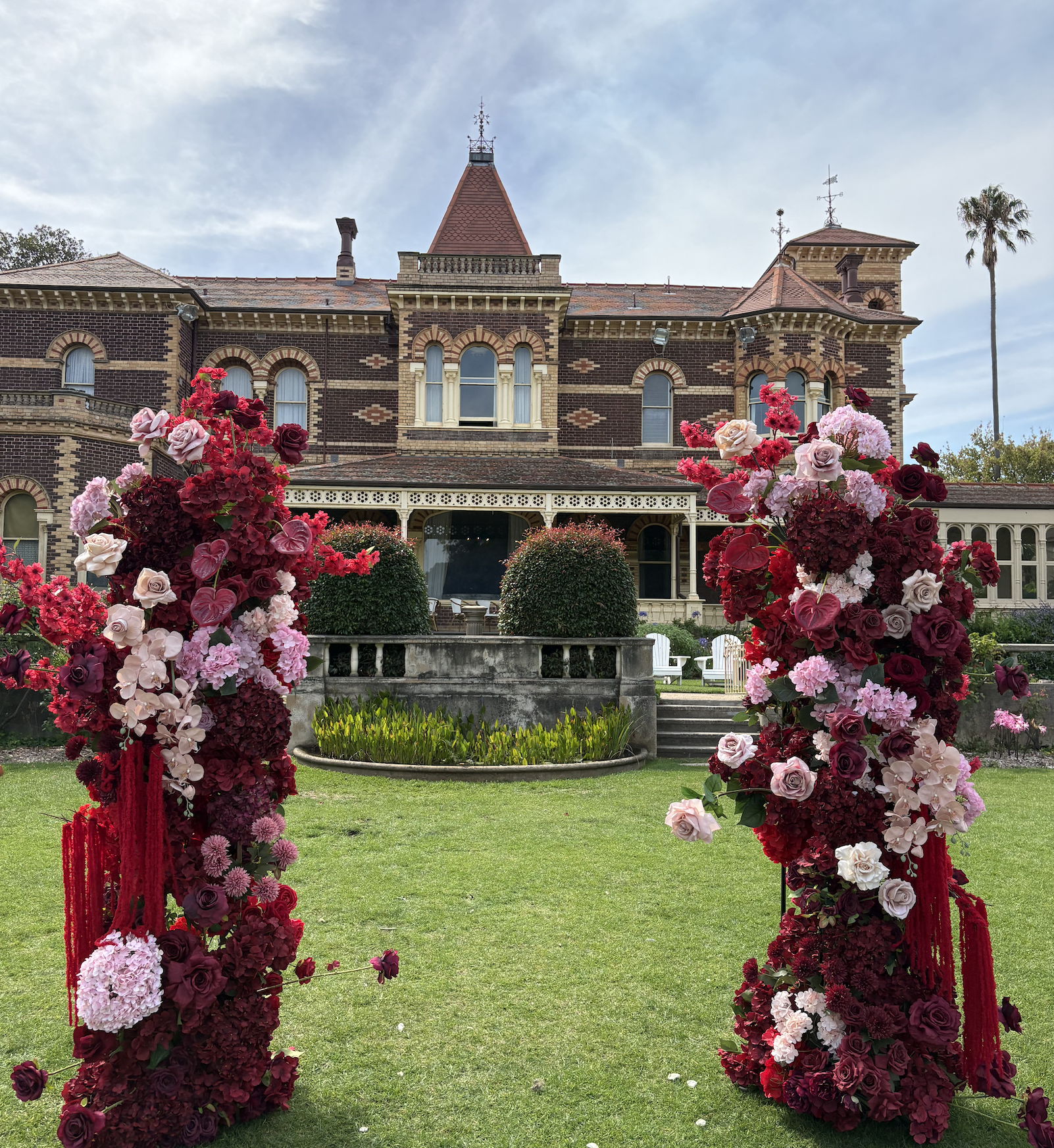 Pair of Towers - Full Floral Coverage Customised