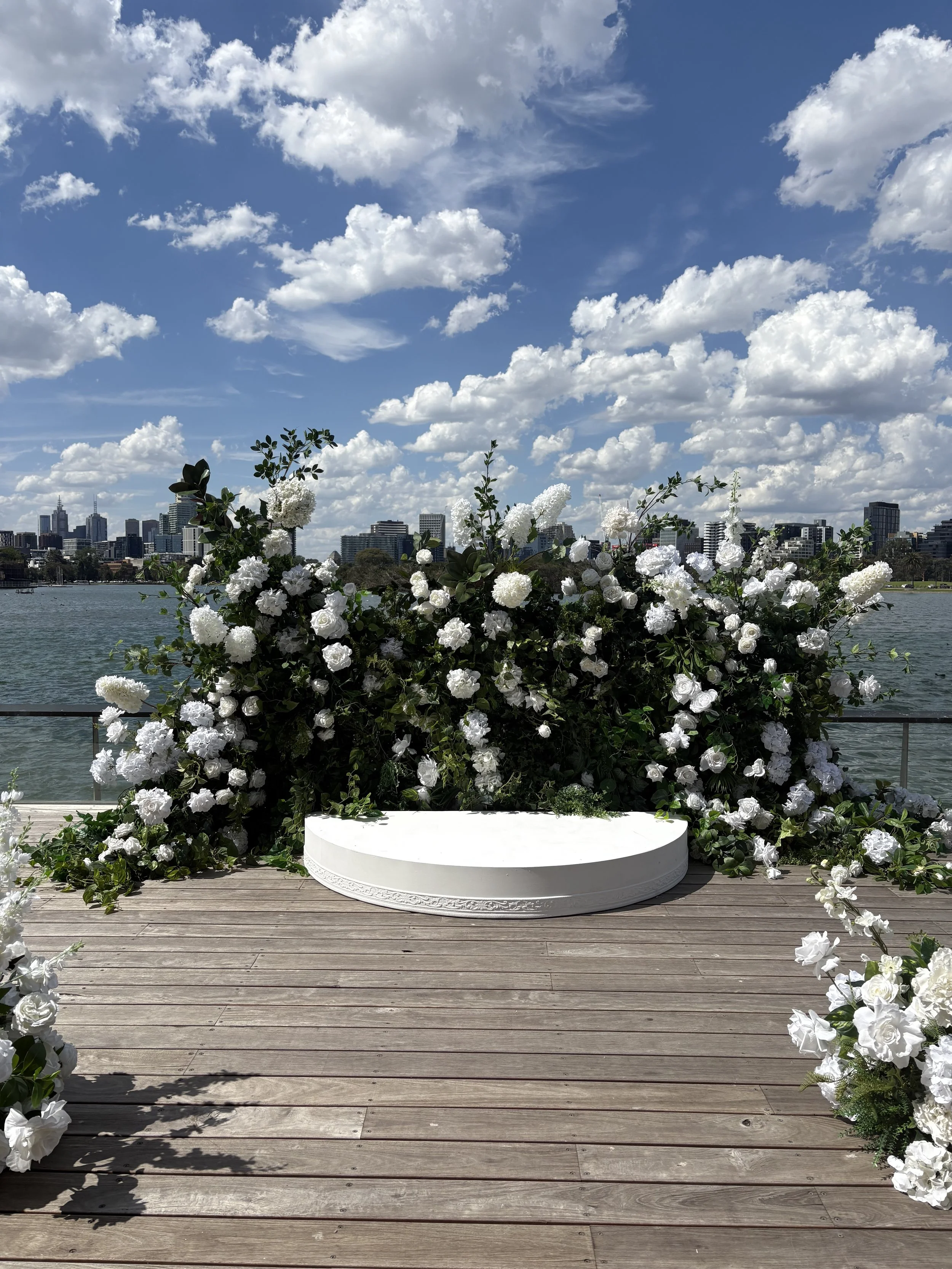 Floral Horizon Backdrop