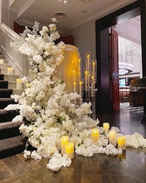 melbourne event florals - stair flowers for hire.jpg