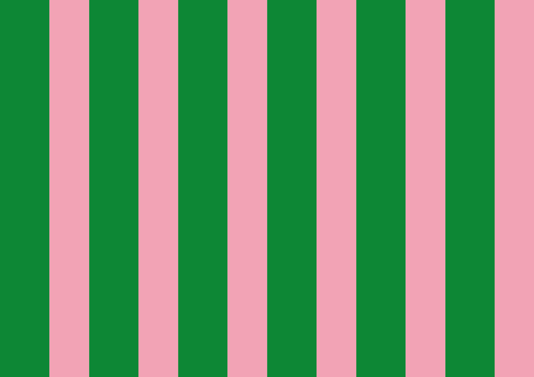 Vertical pink and green striped pattern.