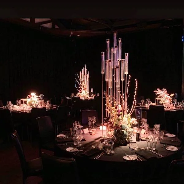 golden candelabra for events to hire - melbourne event florals.jpg