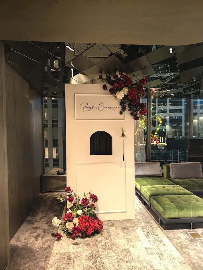 Ring for Champagne Booth