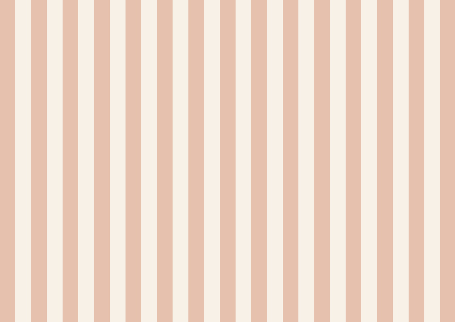 Pattern of vertical beige and light pink stripes.