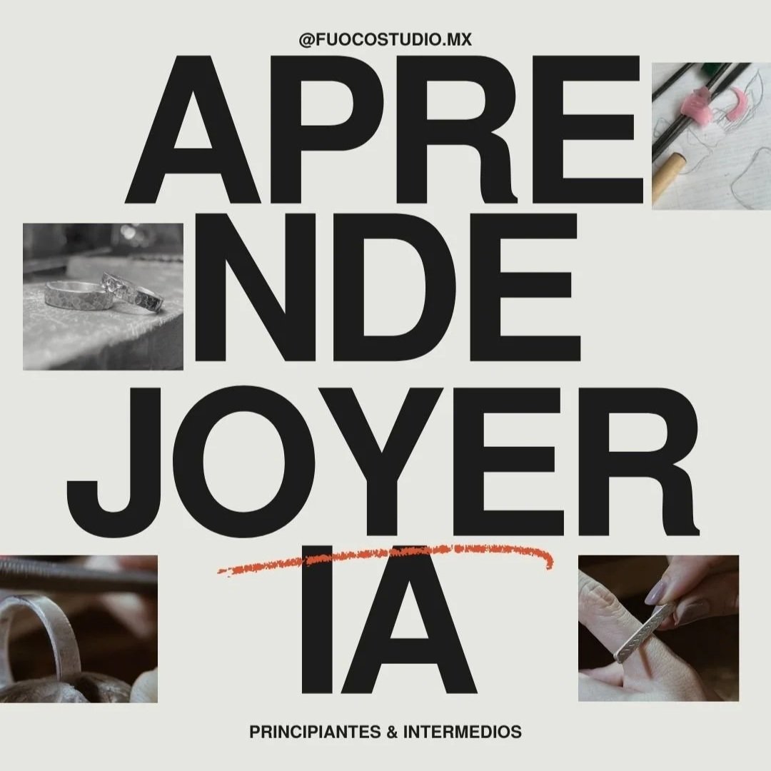 Poster "Aprende Joyería"