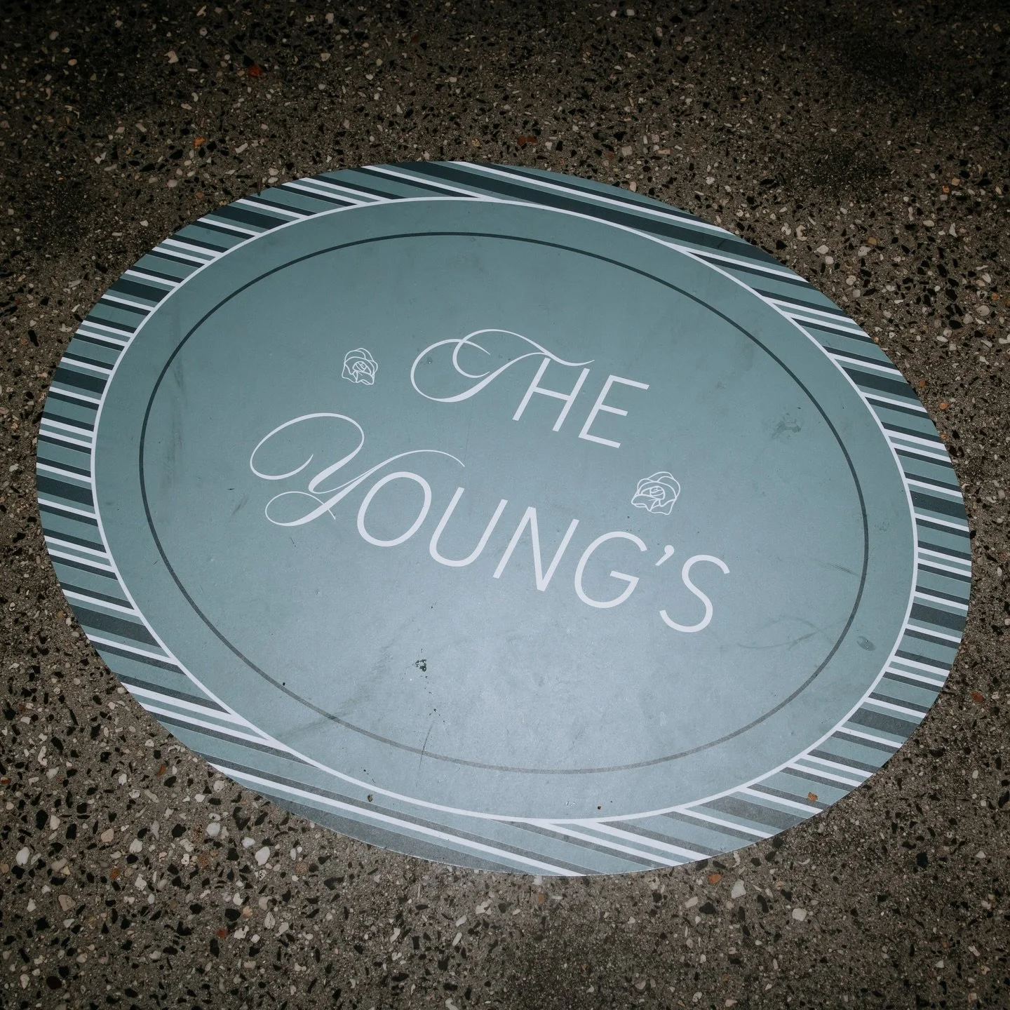 This end of the night floor decal shot is one of the final photos of Kelsea and James wedding album, a fitting reflection of a well celebrated reception 
 
Design, Styling &amp; Coordination @coeur___studio
Photographer @chamorecreations
Reception Ve