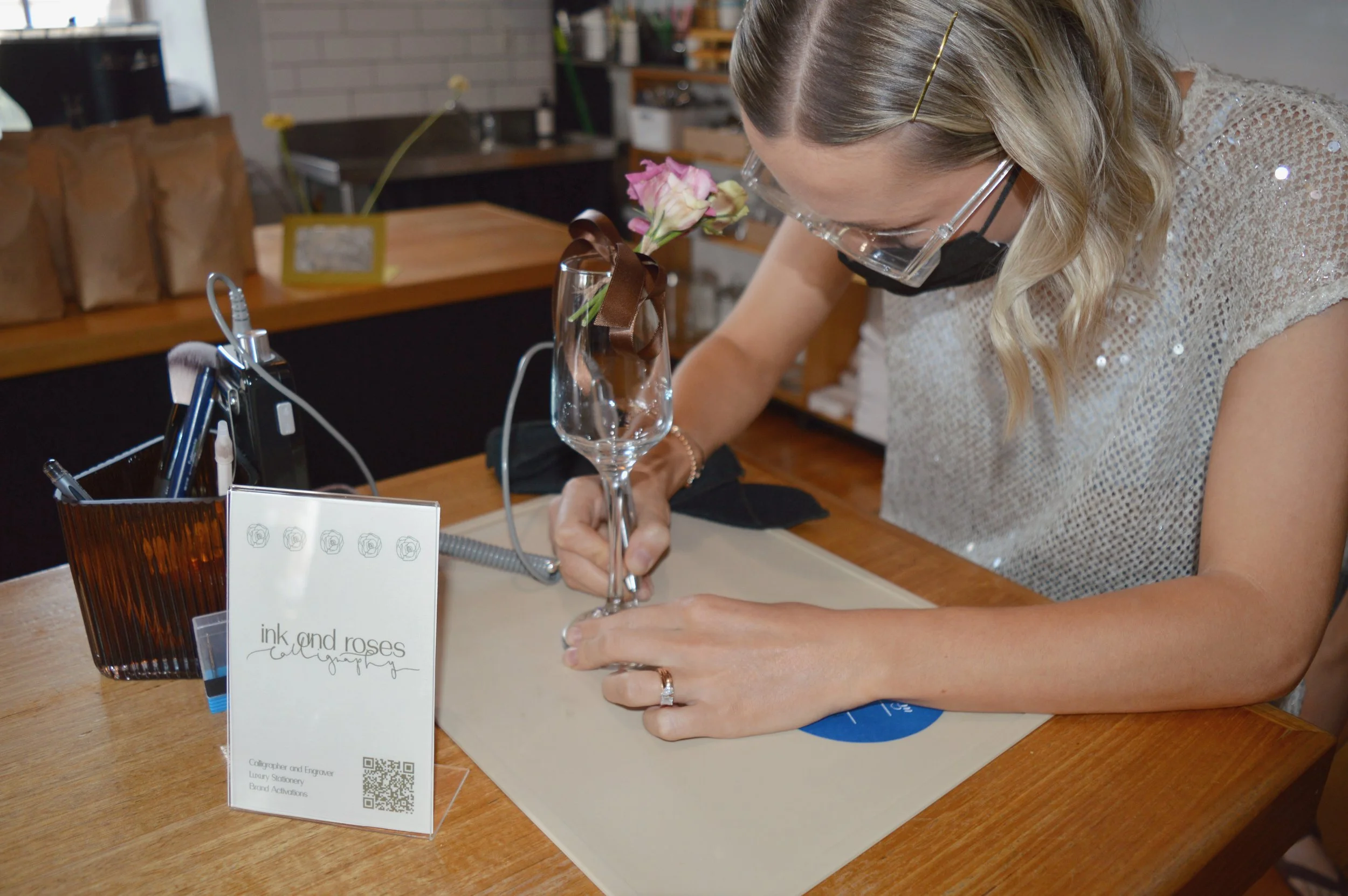 Victorian based live engraving brand activation