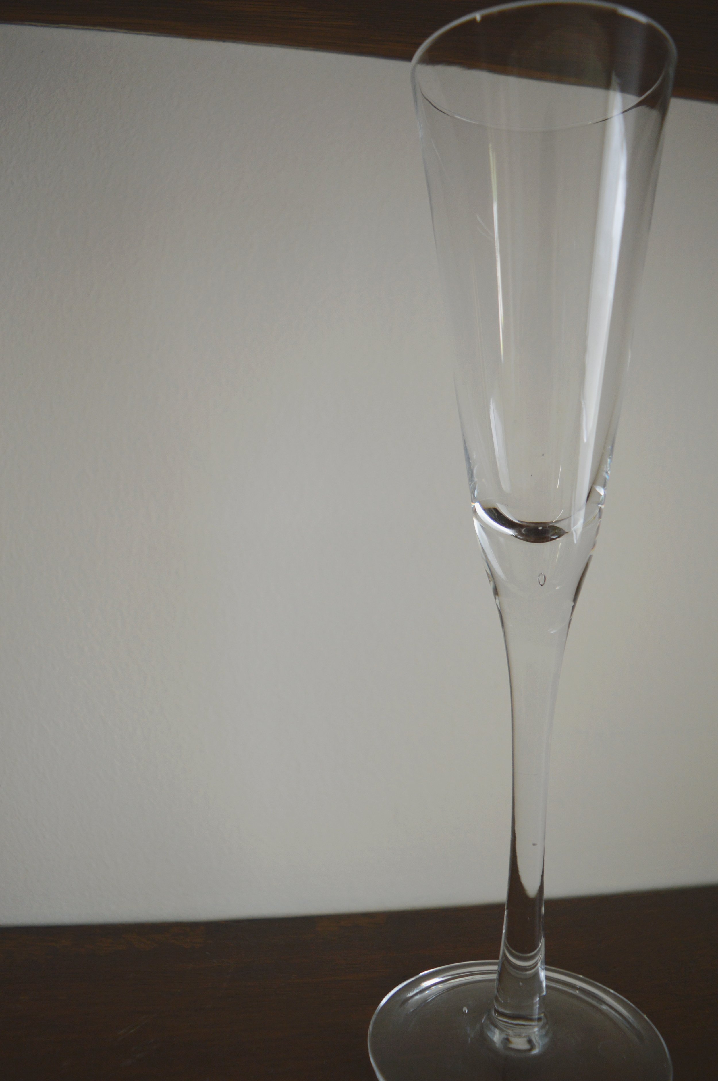 Hand Engraved Personalised Champagne Flute