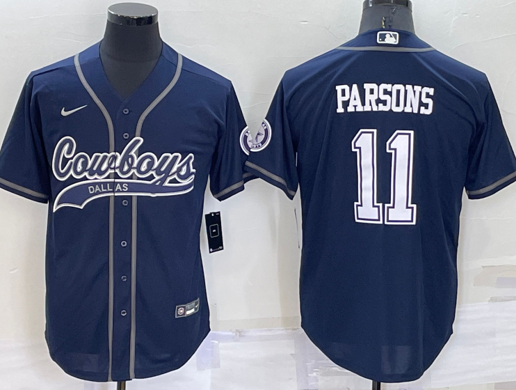 Dallas+Cowboys+%2311+Micah+Parsons+Baseball+Jersey+Blue.png