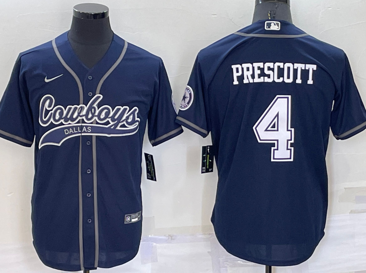 Dallas+Cowboys+%234+Dak+Prescott+Baseball+Jersey+Blue.png