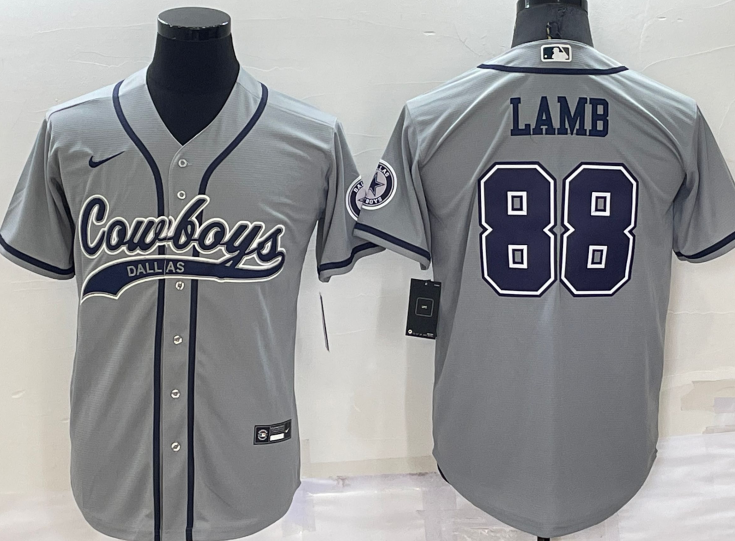 Dallas+Cowboys+%2388+CeeDee+Lamb+Baseball+Jersey+Grey.png