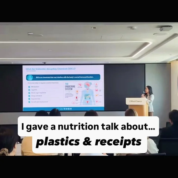 Yes I spend a lot of time talking about food, but I care just as much about lifestyle and environment factors. 

Had the opportunity this week to speak about endocrine-disrupting chemicals (EDCs) and environmental exposures, which is easily one of my