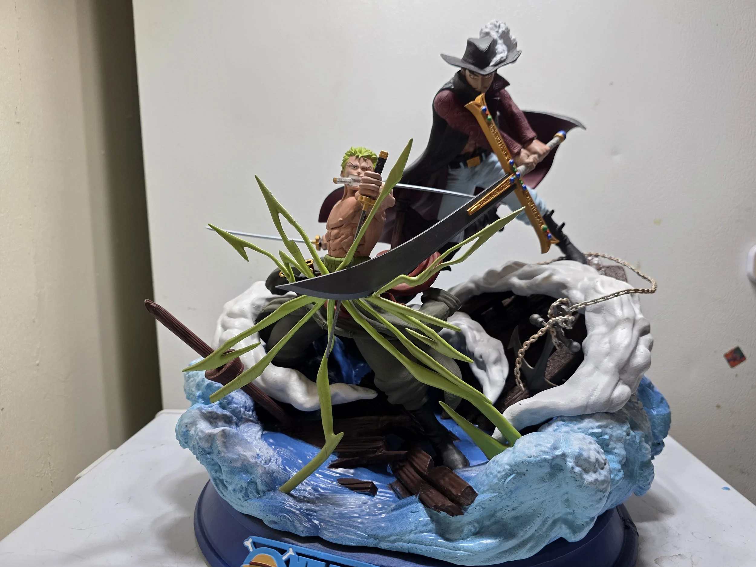 Mihawk VS Zoro Diorama