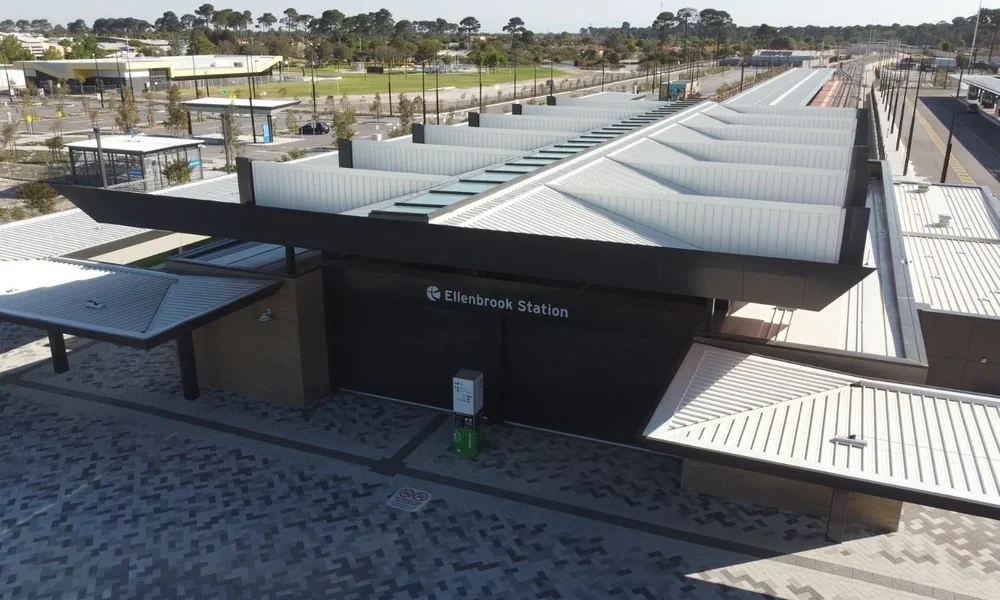 MELCONNX Train Station  Roofing &amp; Cladding