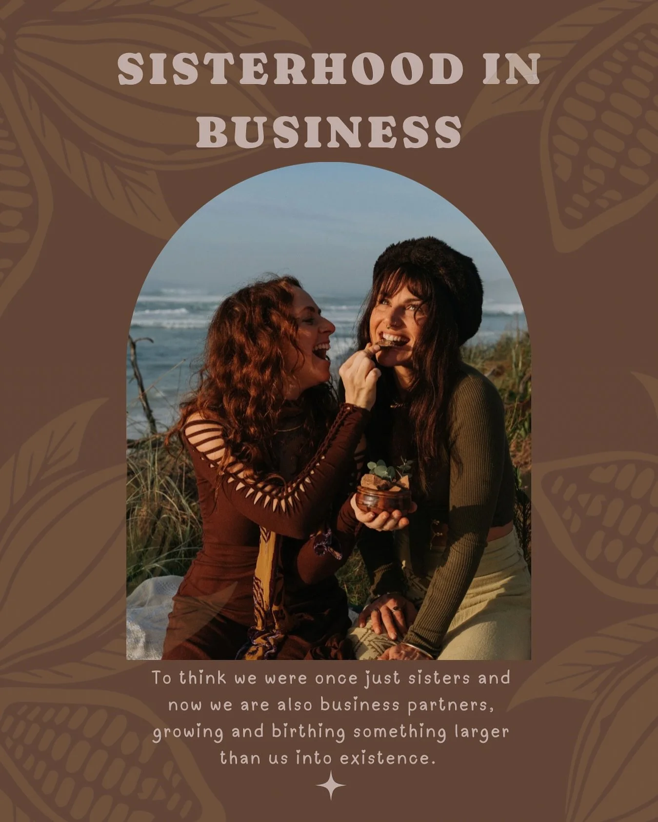 Sisterhood in business is a unique relationship&hellip; it walks a fine line between work and play, holding and calling forward, it calls for discernment.&nbsp;

To think we were once just sisters and now we are also business partners, growing and bi