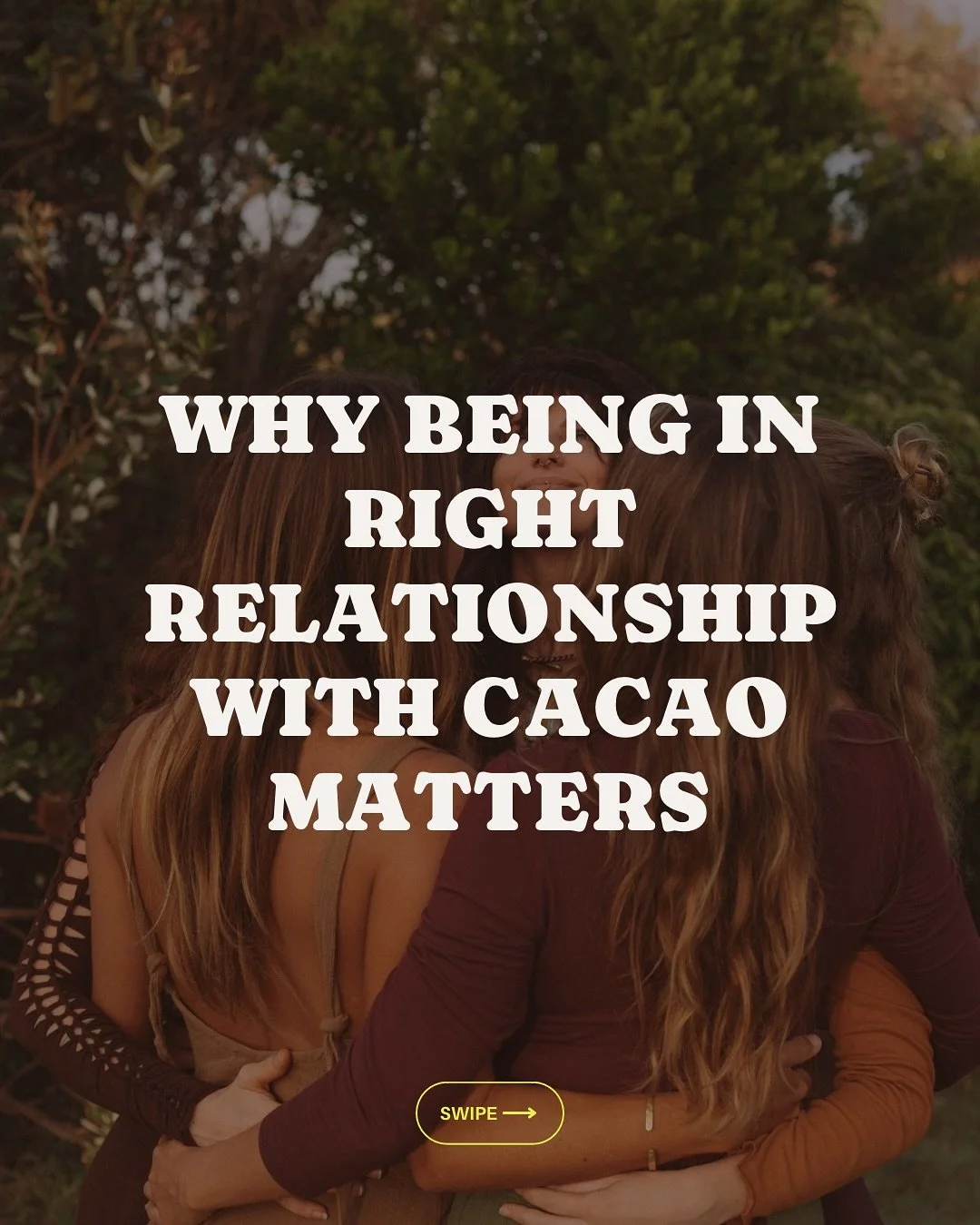 This pivot has not been a strategic business move by any means, in fact we have totally paused business until we find a source that is deeply aligned &amp; alive with our vision and prayer. 🙏 

It is an initiation into guardianship of Cacao. 

Cacao