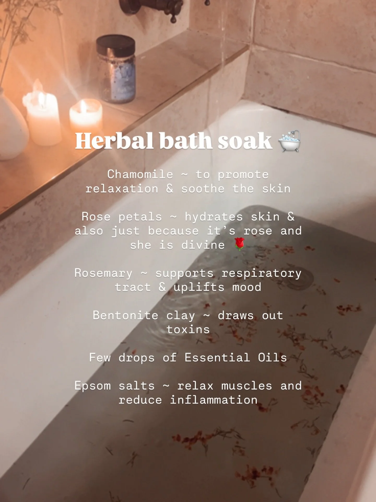 I came home from work on Sunday feeling absolutely fried!! 

After a herbal soak with some of my favs I felt a million times better 🥰🛁

What plants do you love to put in your bath? 

#plantbath #herbalbath #plantmedicine
