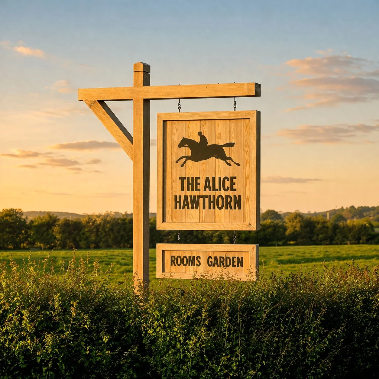 Alice Hawthorn Oak Signage