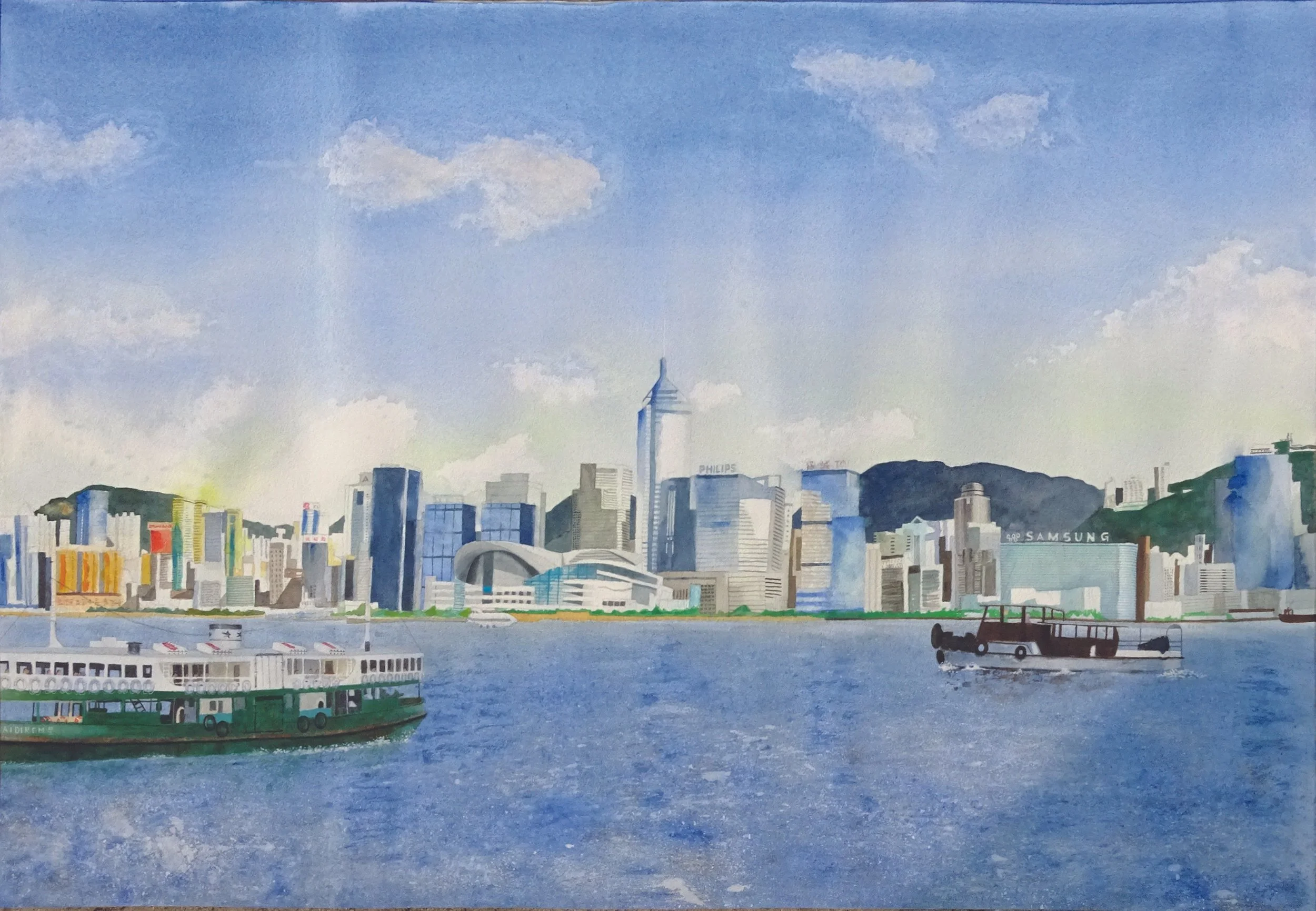280.香港維多利亞港70x100cm - siu ching Ho.jpg