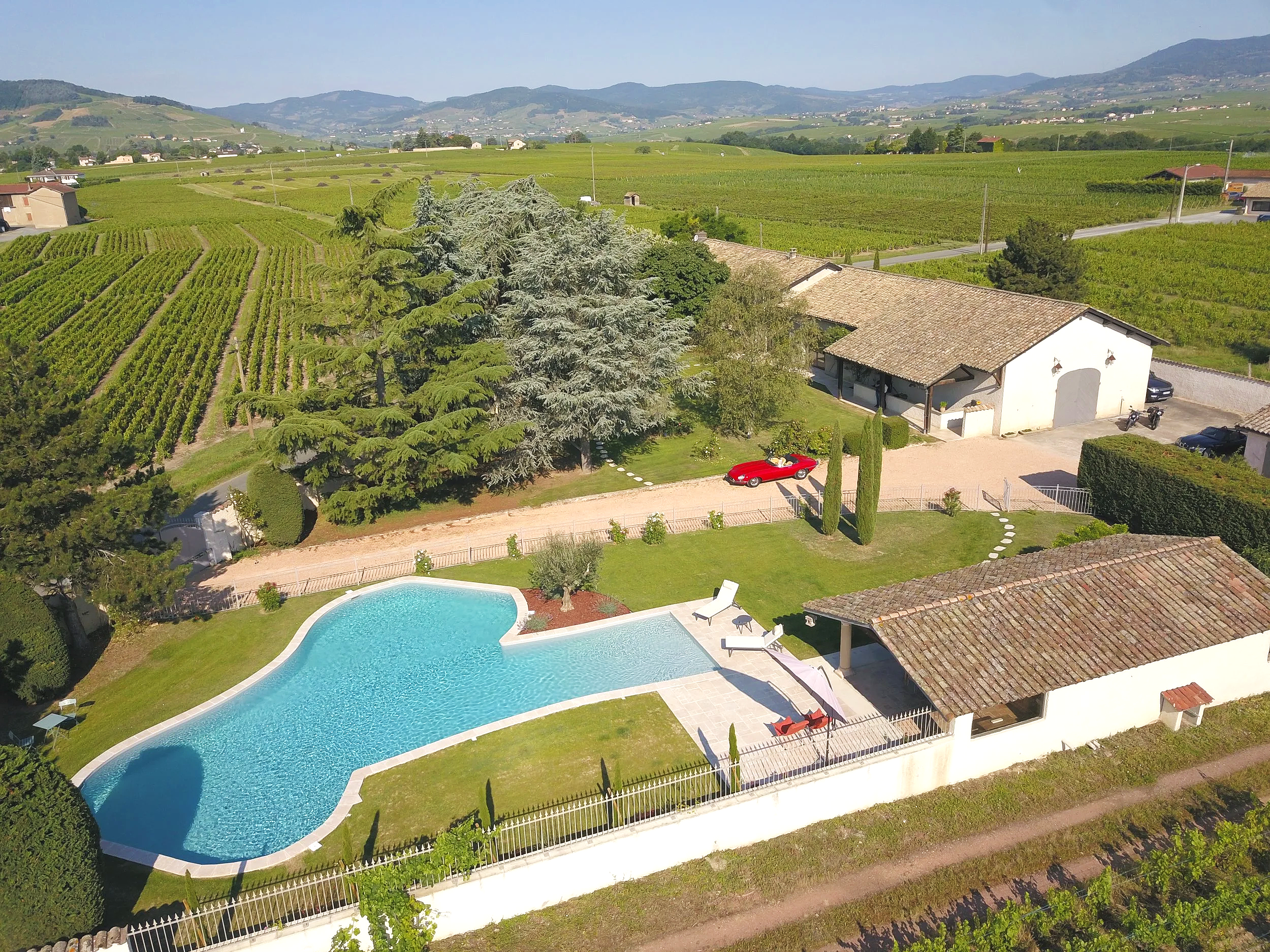 Chambre d'hôtes près de Macon , Lyon et Villefranche sur Saône située a Belleville en Beaujolais
