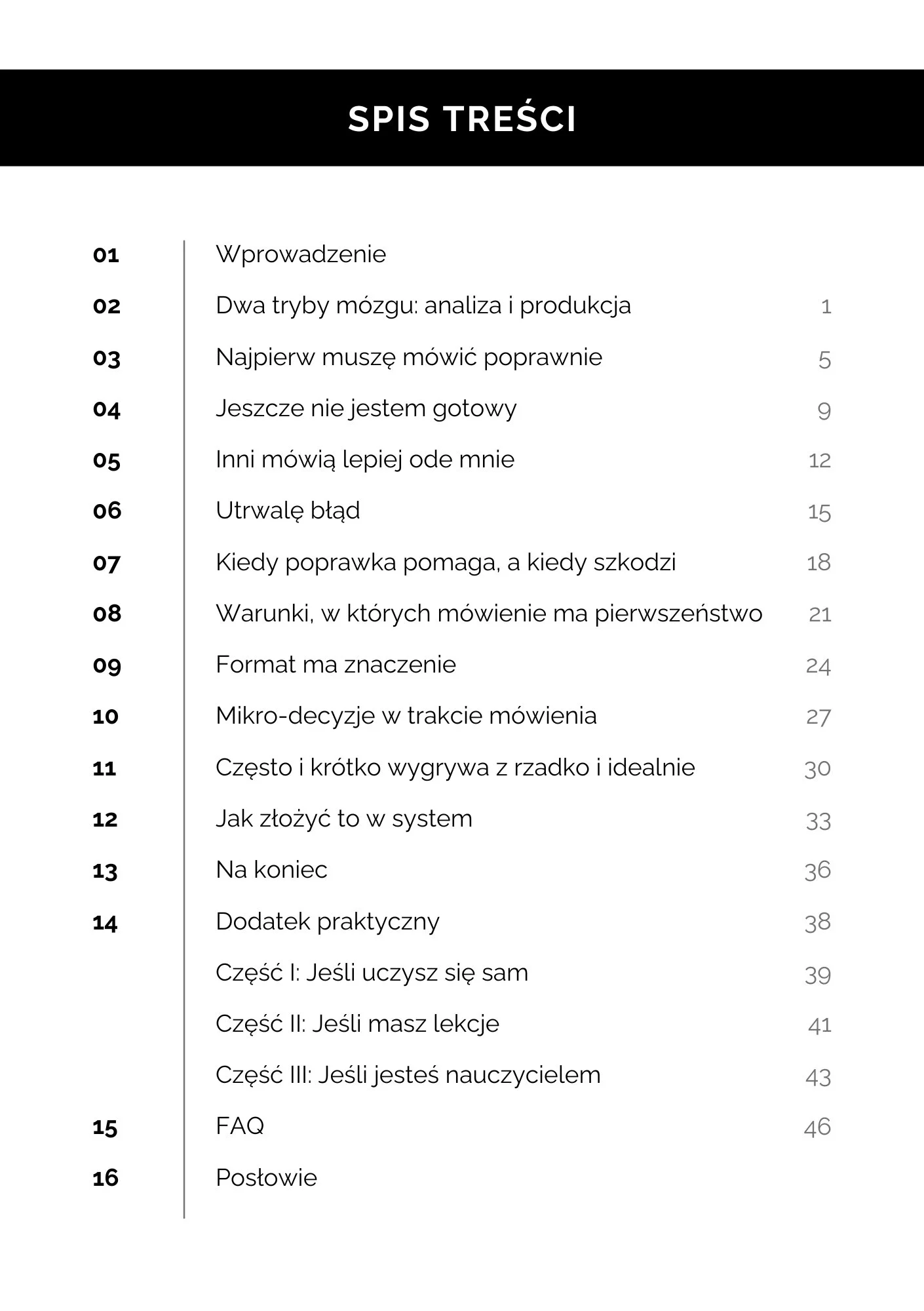 Podgląd fragmentu książki o mechanizmie blokady mówienia