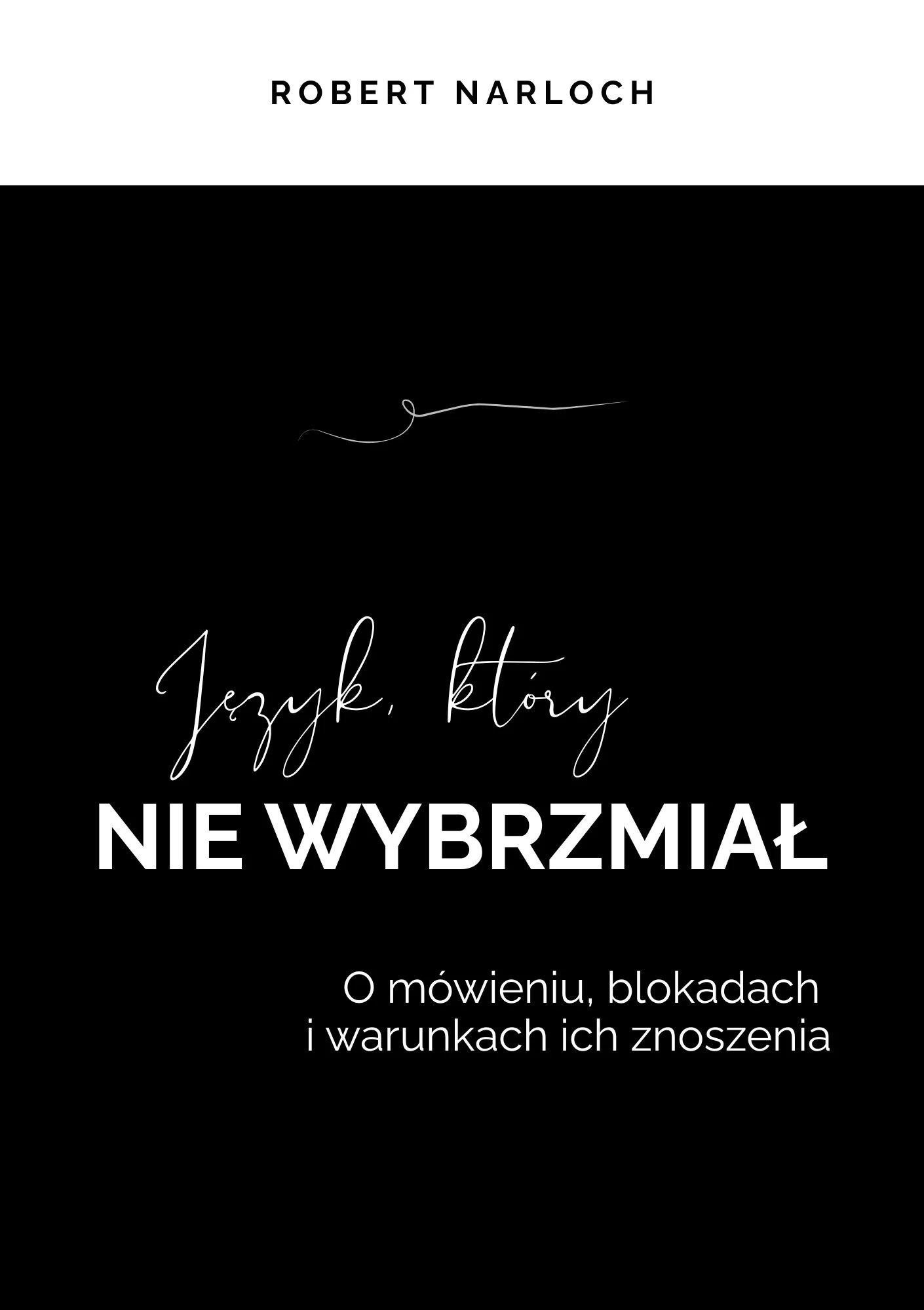 Ilustracja symbolizująca blokadę mówienia w języku obcym u dorosłych
