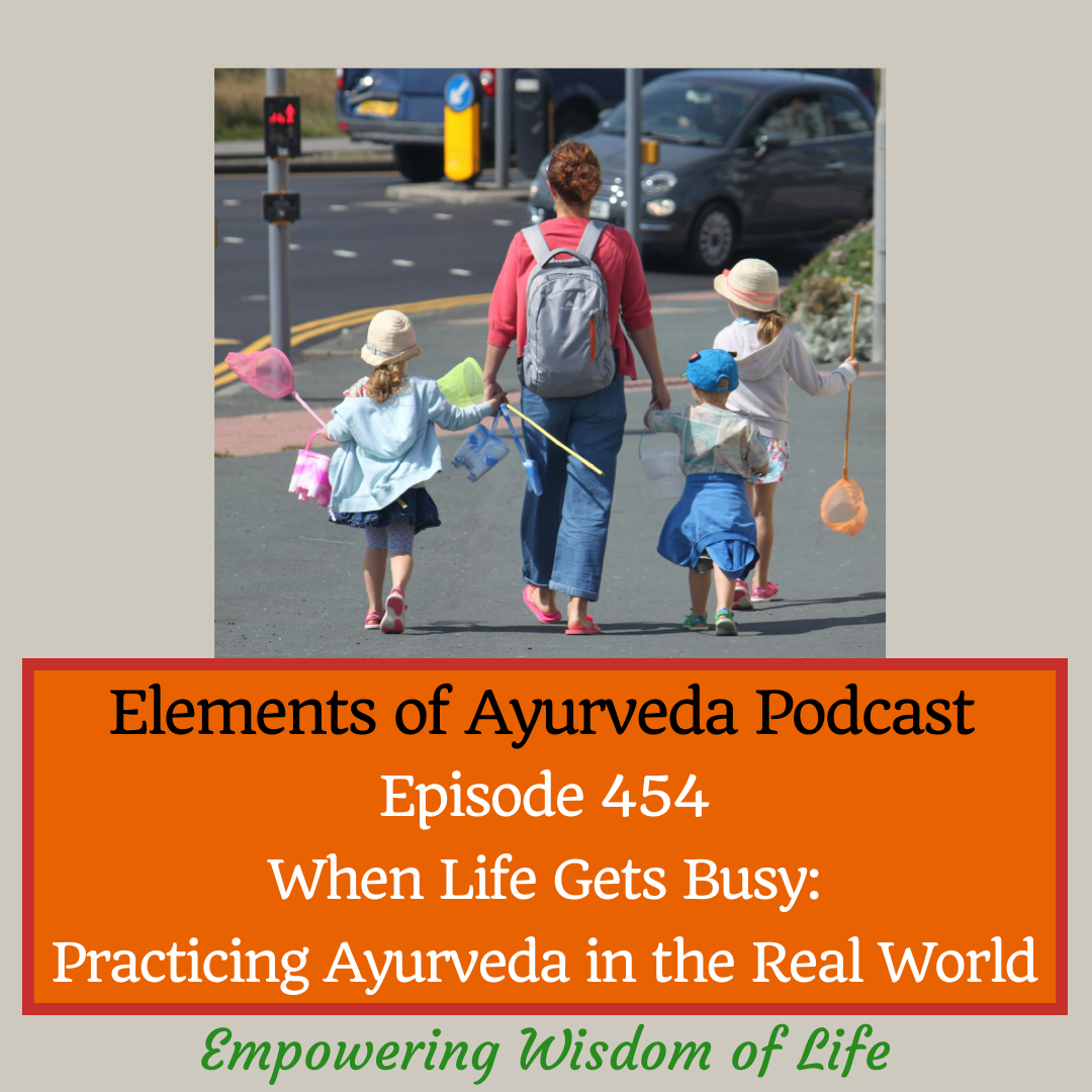 Episode 454: When Life Gets Busy: Practicing Ayurveda in the Real World