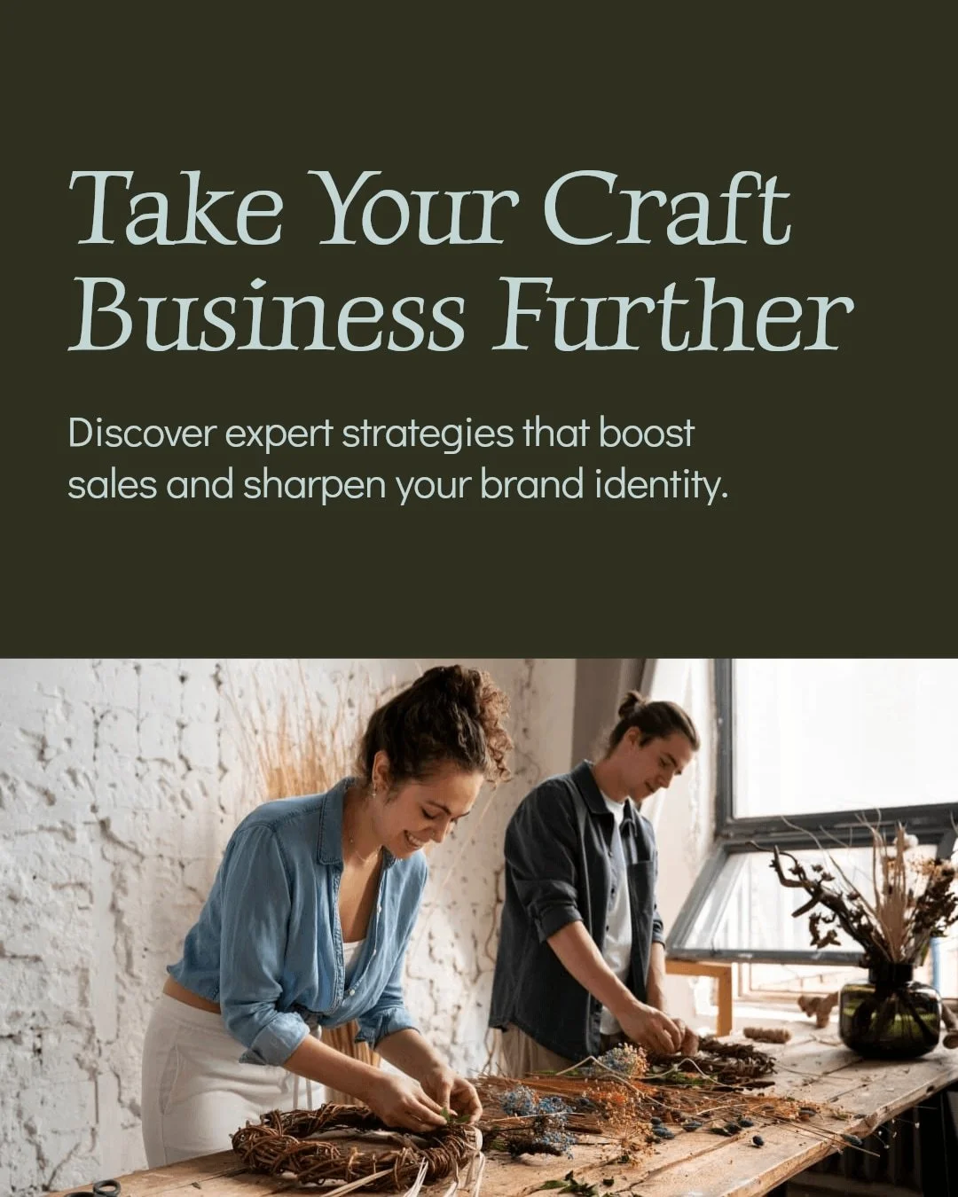 Your craft business isn't just a hobby; it&rsquo;s a passion that can transform lives.

Let&rsquo;s challenge the norm: success isn&rsquo;t solely about large profits. It&rsquo;s about building connections and creating meaningful experiences. 

Intro