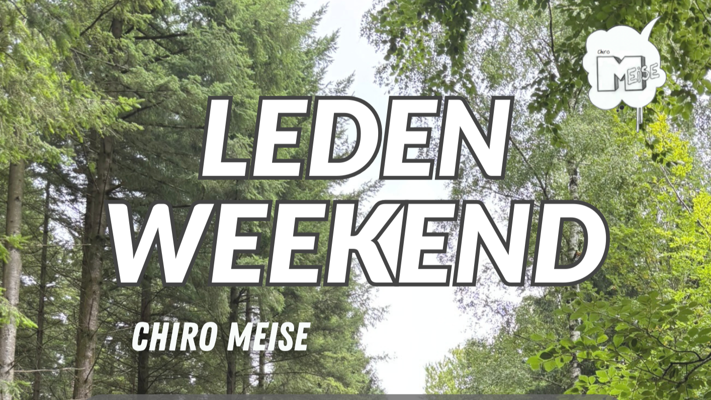 Ledenweekend 2026