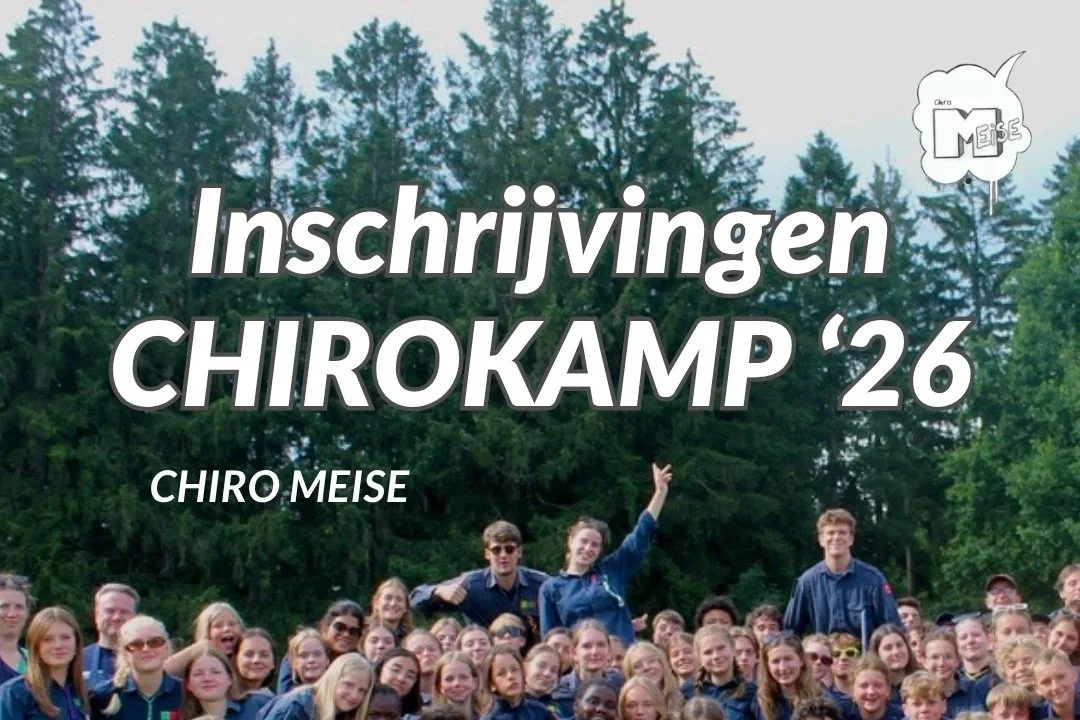 Inschrijvingen Chirokamp 2026