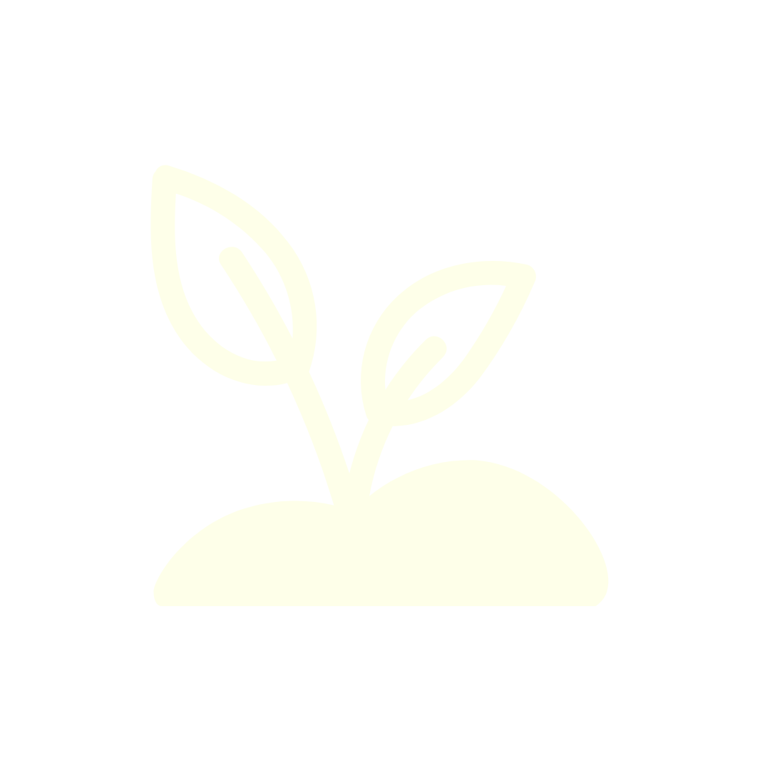 Icon of a plant with two leaves growing from soil.