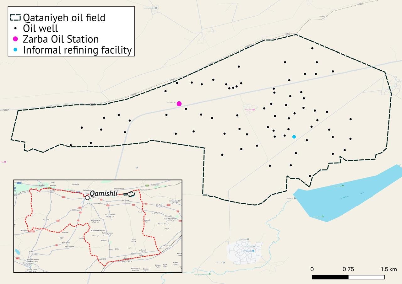 Syria_Qataniyeh oil field_Tahaleel