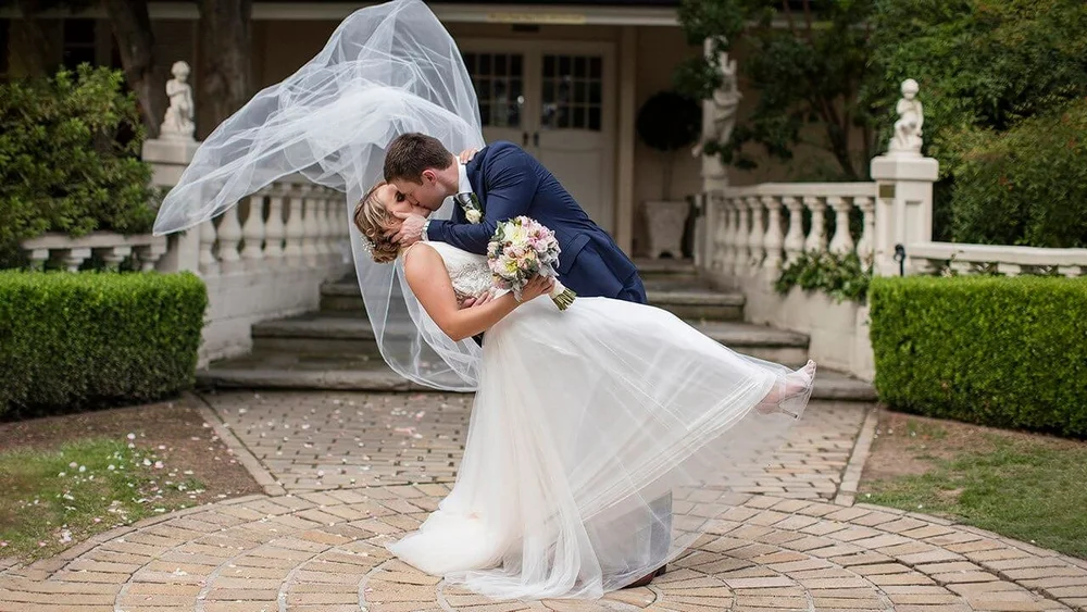 Natural-light wedding photography