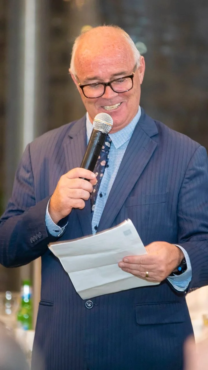 Michael Bourke, celebrant and MC