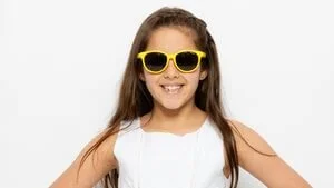 Commercial eyewear campaign portrait