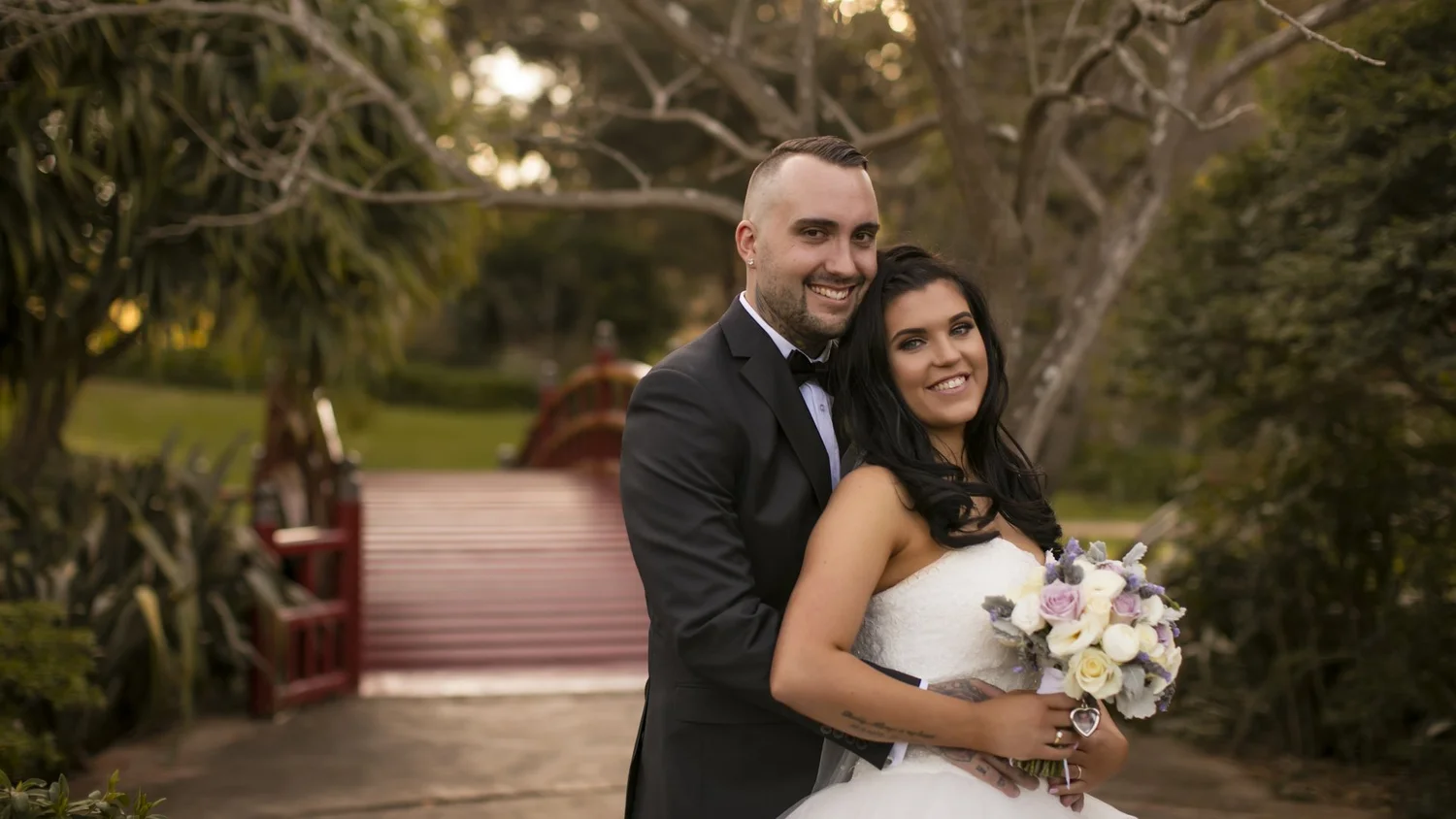 Available-light wedding photography