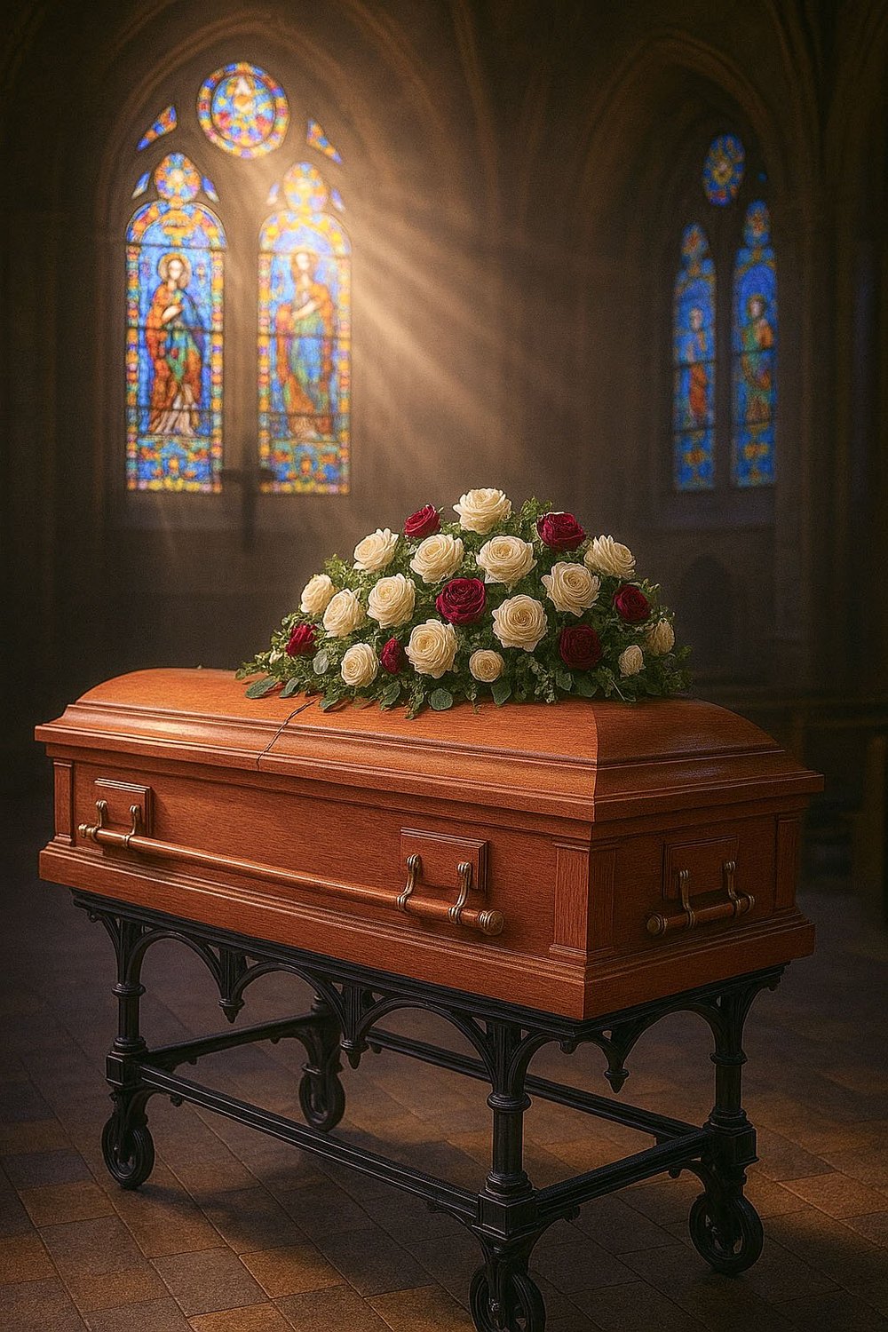 Respectful funeral livestream coverage