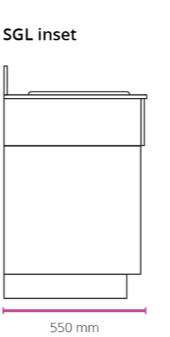 SGL inset Trovex vanity unit