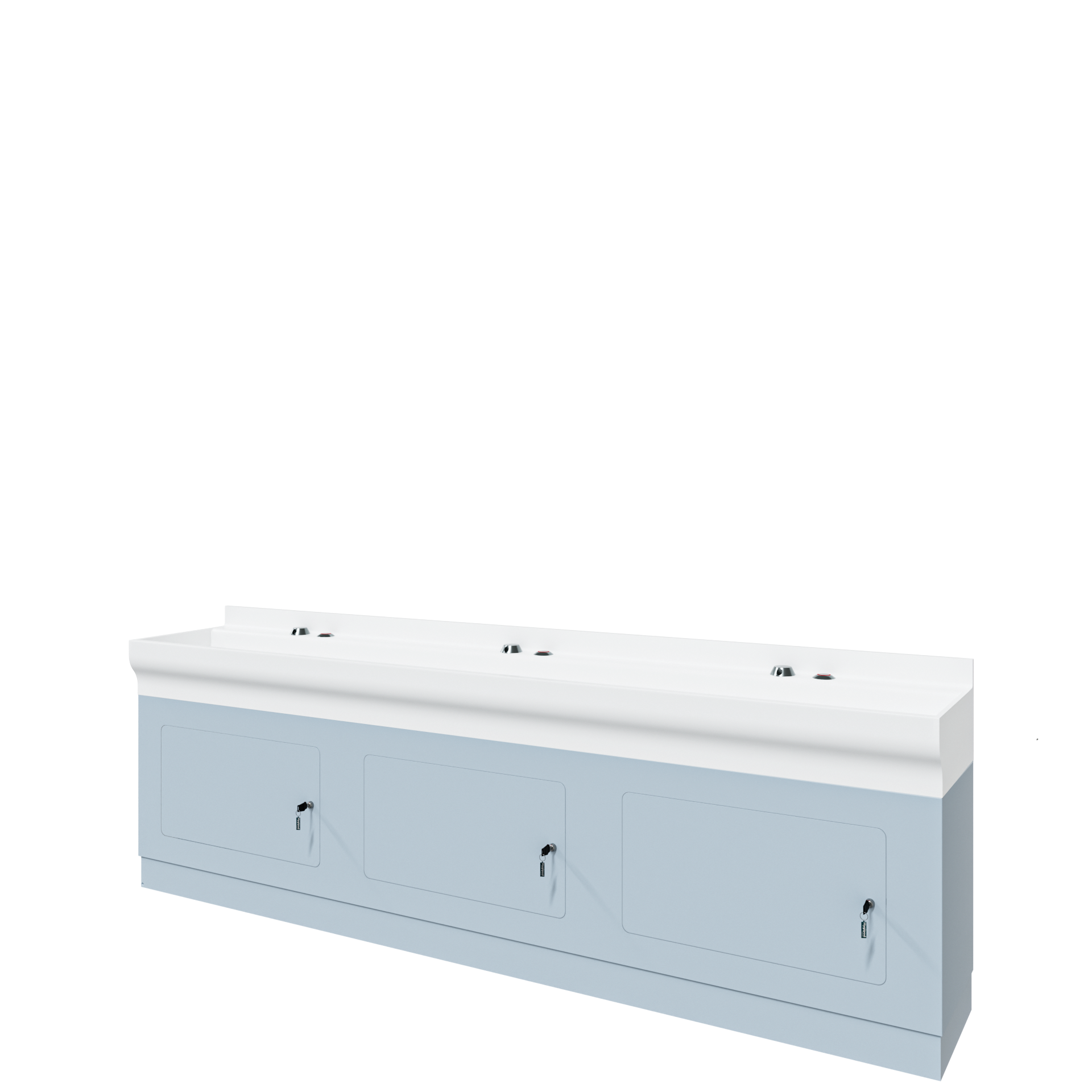 The Hygipod Anti-vandal smarttrough in a mystique finish