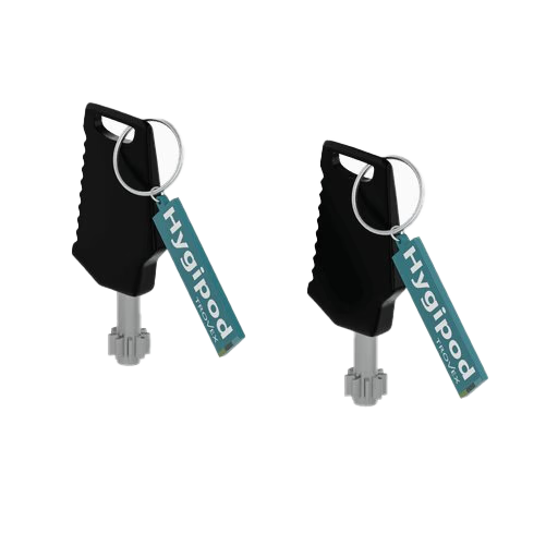 Keys for hygipod access panels