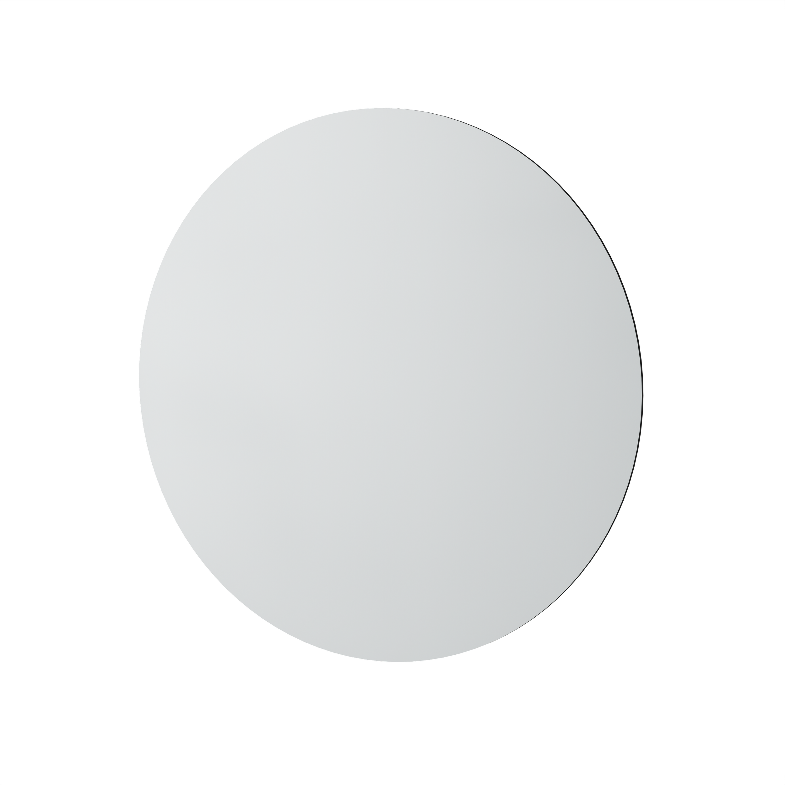 500mm circular mirror