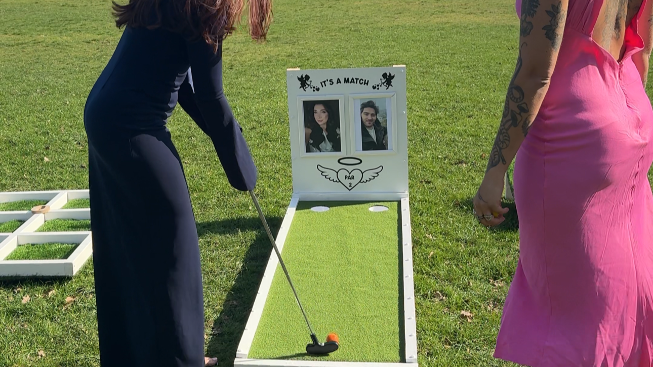 Mini golf for online couples