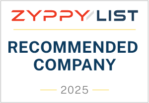 Names a top Recommended SEO company in Rhode Island by Zyppy