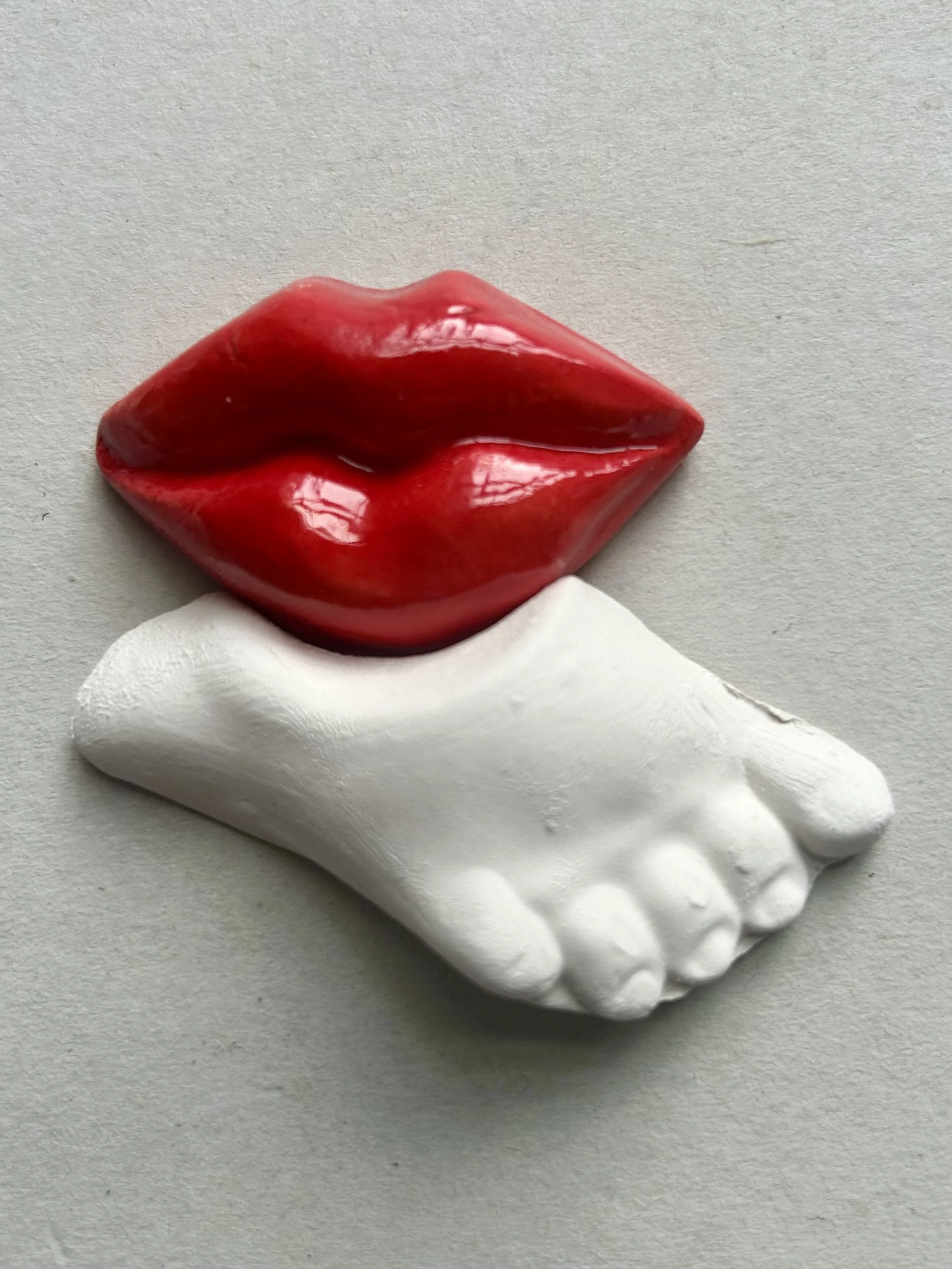 Hannah Hoch / Terry Gilliam inspired collaged ceramics.