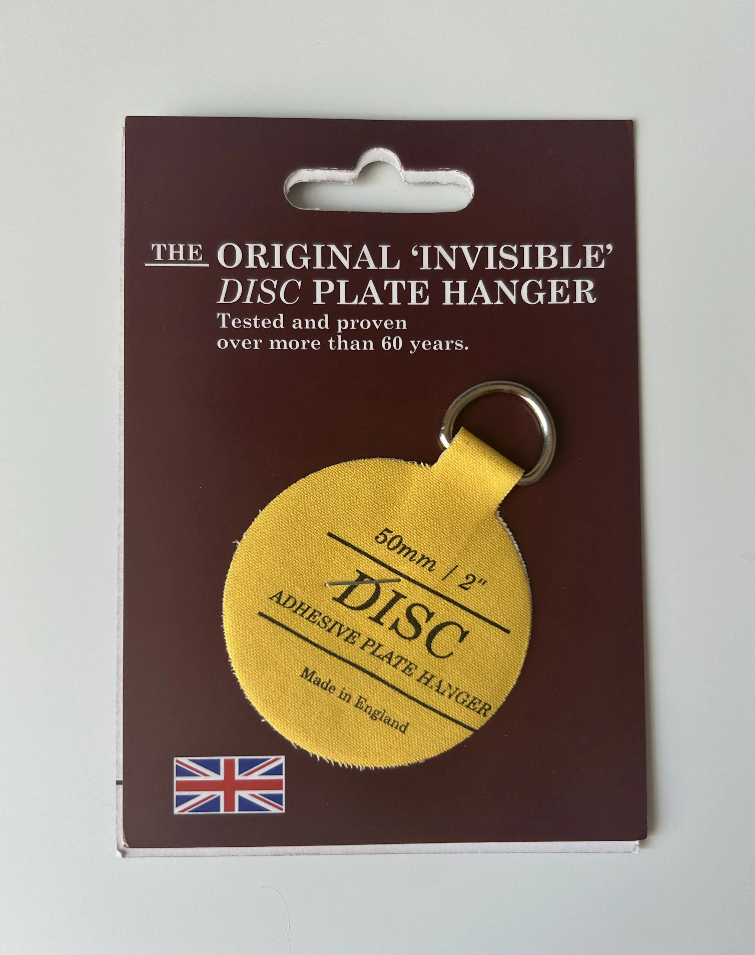 Original 'Invisible' Disc Plate Hanger - 2 Inch (50mm)