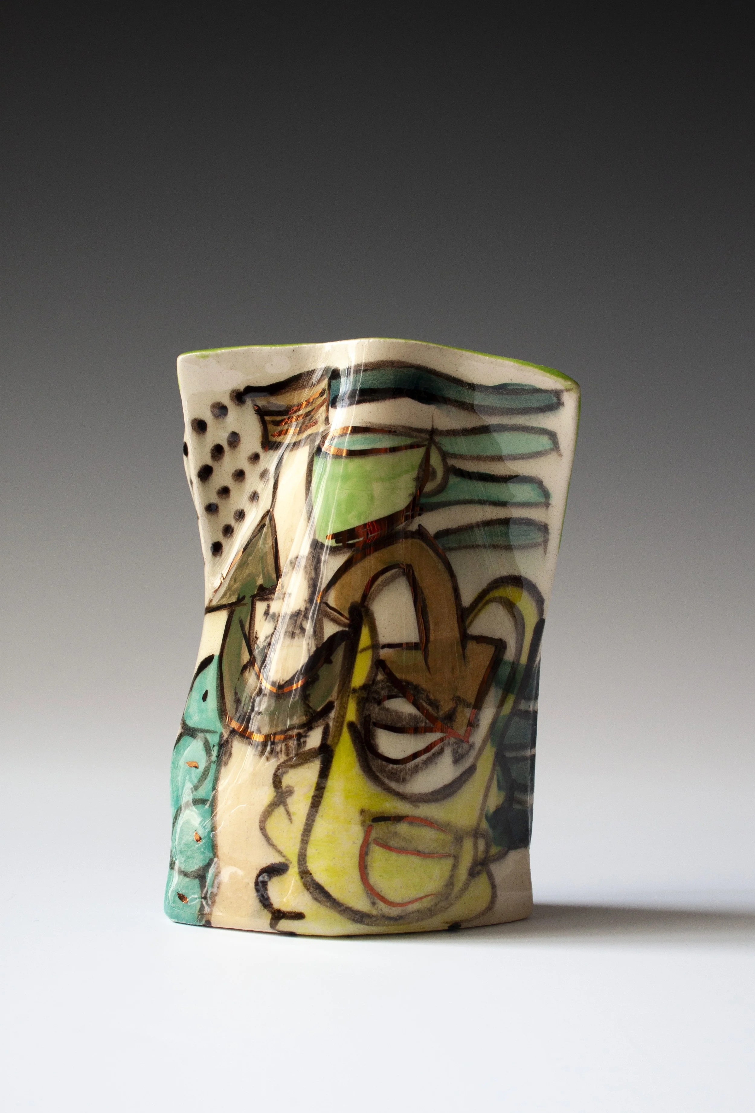 Table Manners Small Sculpture: Bottle and Arrow