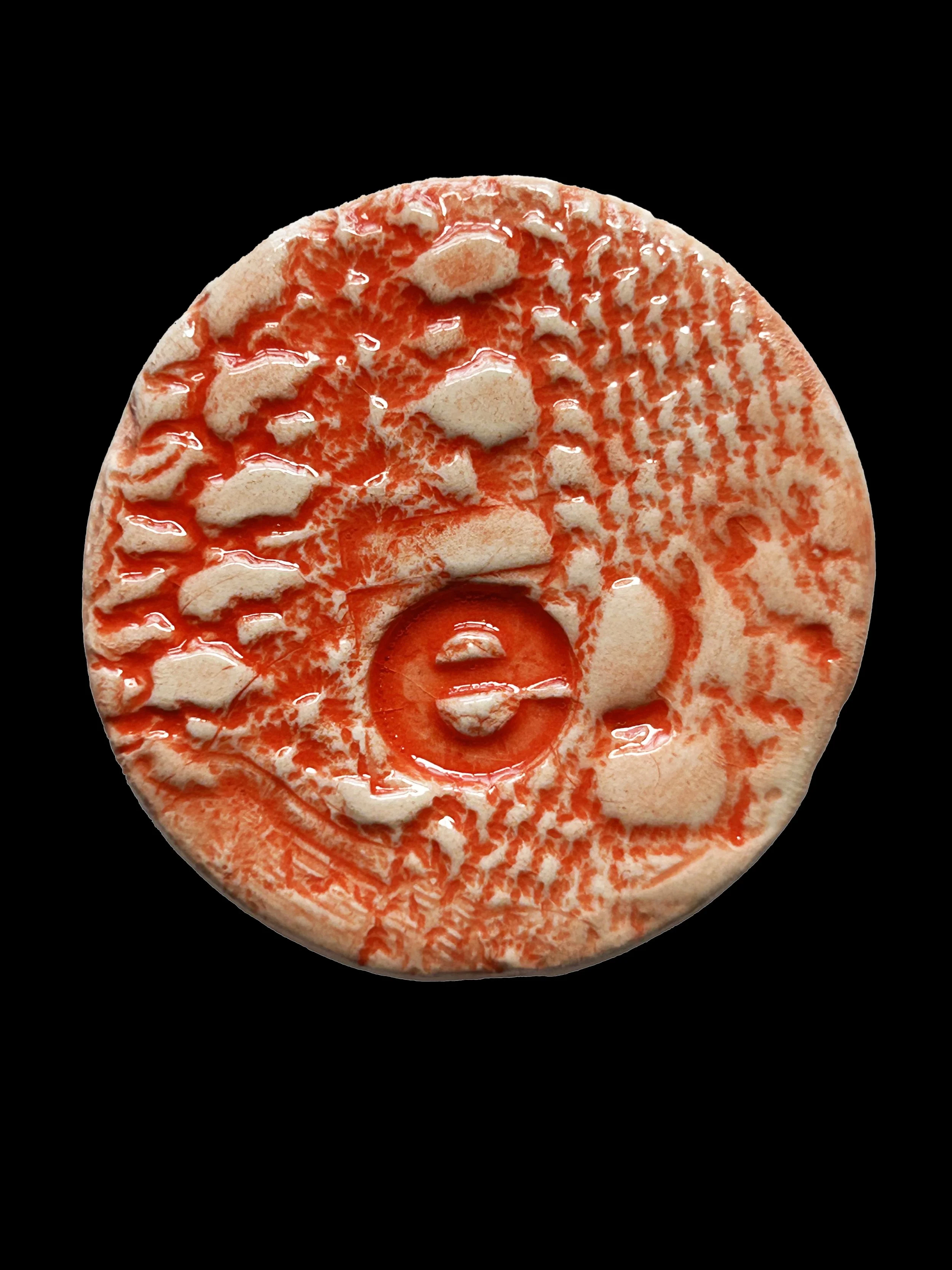 Ceramic Decorative Fridge Magnets/Keepsakes: Alphabet: Letter E