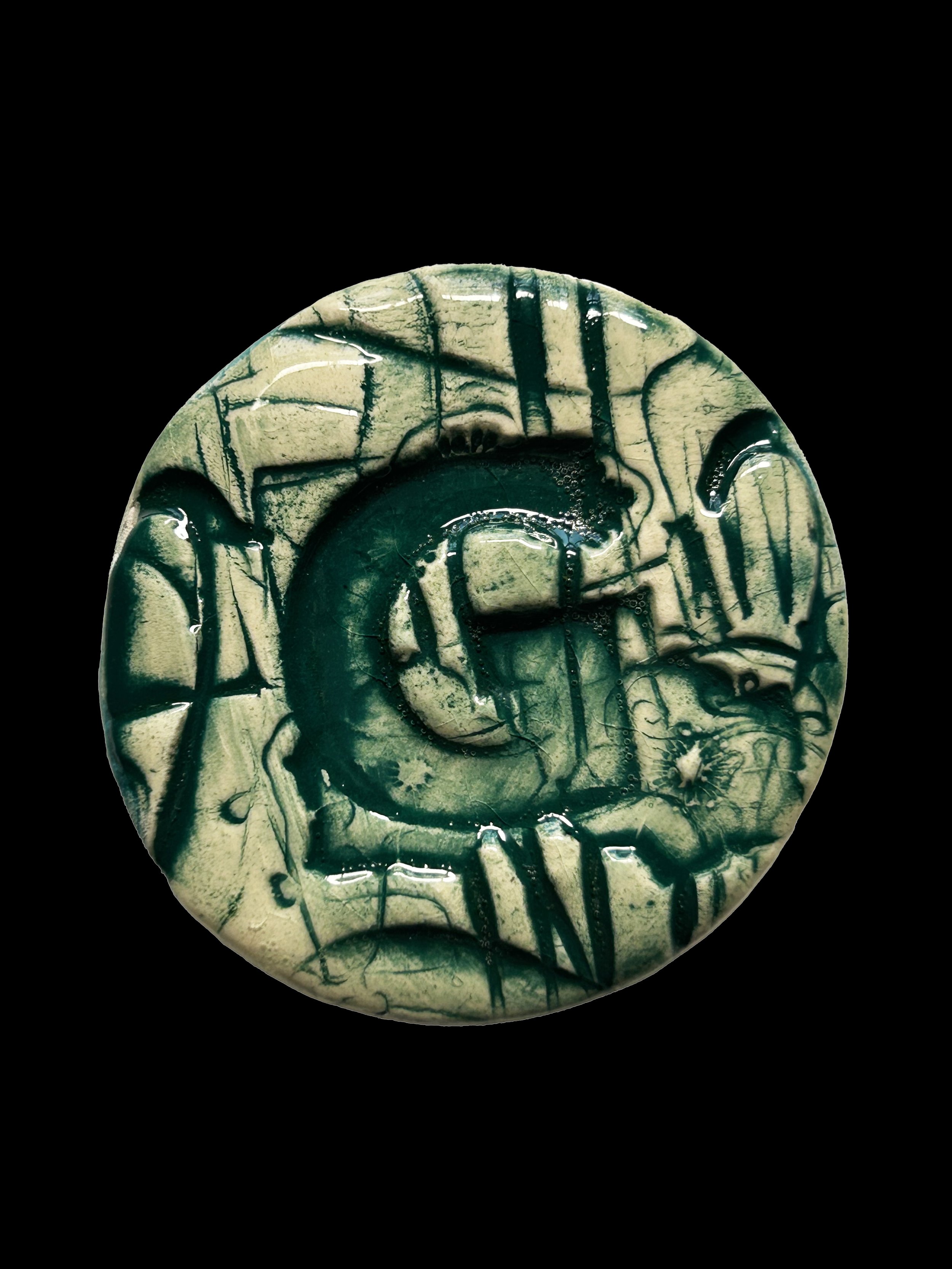Ceramic Decorative Fridge Magnets/Keepsakes: Alphabet: Letter G