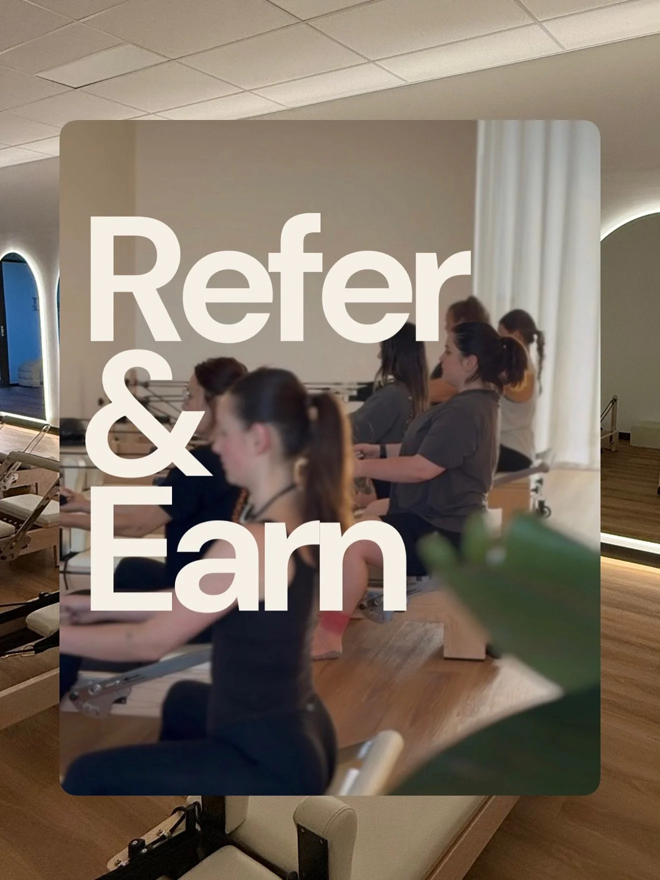 Refer &amp; earn credit at Renaissance 💌

Step 1: Download the Momence App &amp; sign in

Step 2: Click the Renaissance Reformer logo at the top of the page 

Step 3: Click &ldquo;Refer &amp; Earn&rdquo; 

Step 4: Copy your personal referral link an