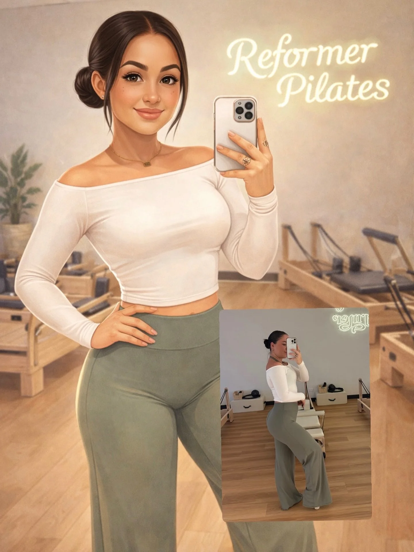 This mornings Pilates fit was giving 🧚
