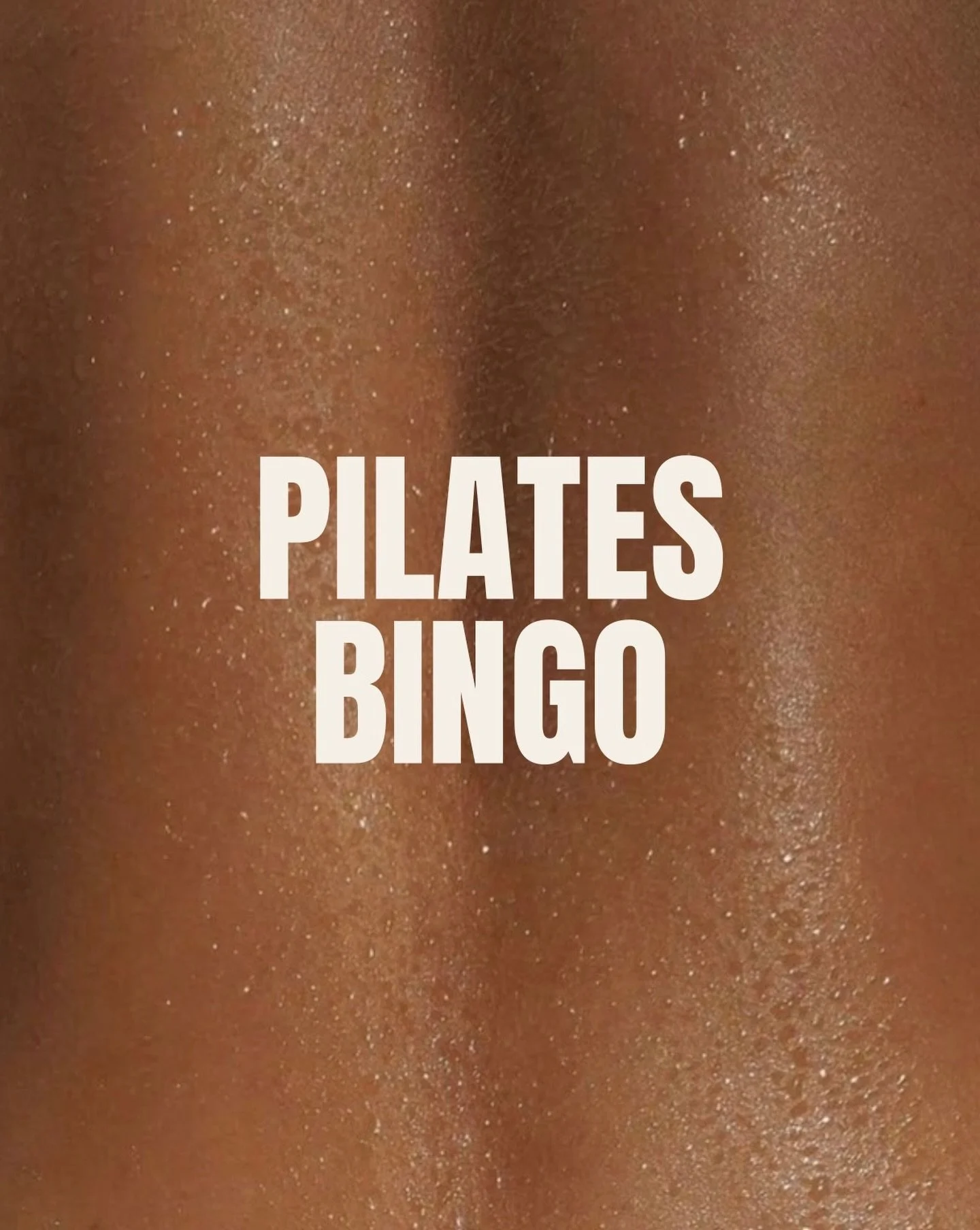 Mini Pilates Bingo Incoming 💌

Starting next week, let&rsquo;s have some fun ✨